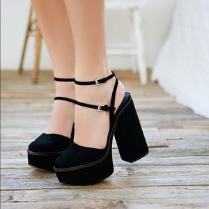Free People Suede Platforms